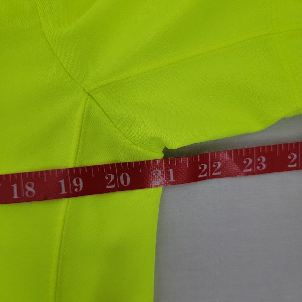 Nike Golf Tour Performance Dri-Fit Polo Shirt Collared Neon Yellow Men's Medium - Picture 9 of 10